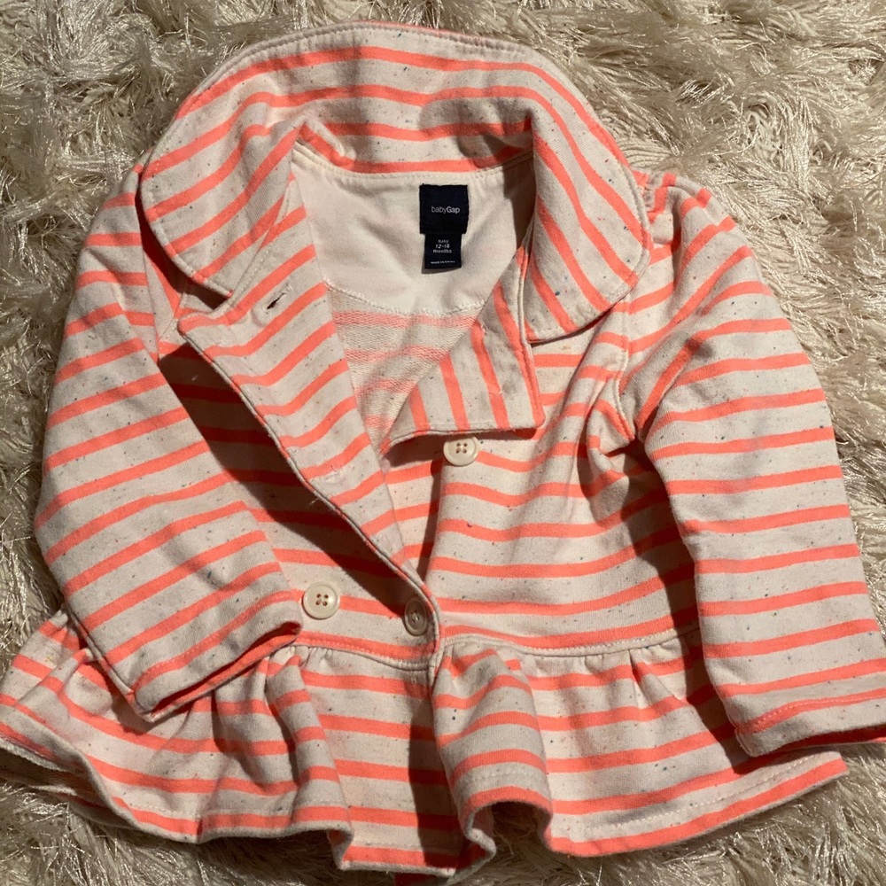 Baby gap button up sweater coat